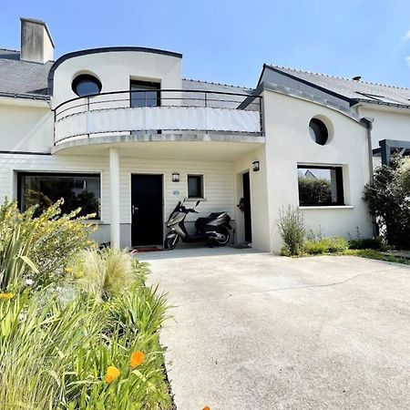 Jolie Maison Moderne A 200M Du Port De Lomener بلومور المظهر الخارجي الصورة